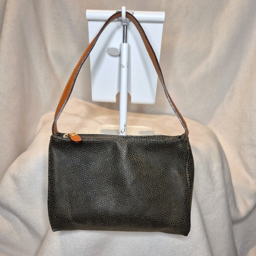 Bric's 8 Inch Brown/Grey Small Zippered Travel Bag - Picture 10 of 10